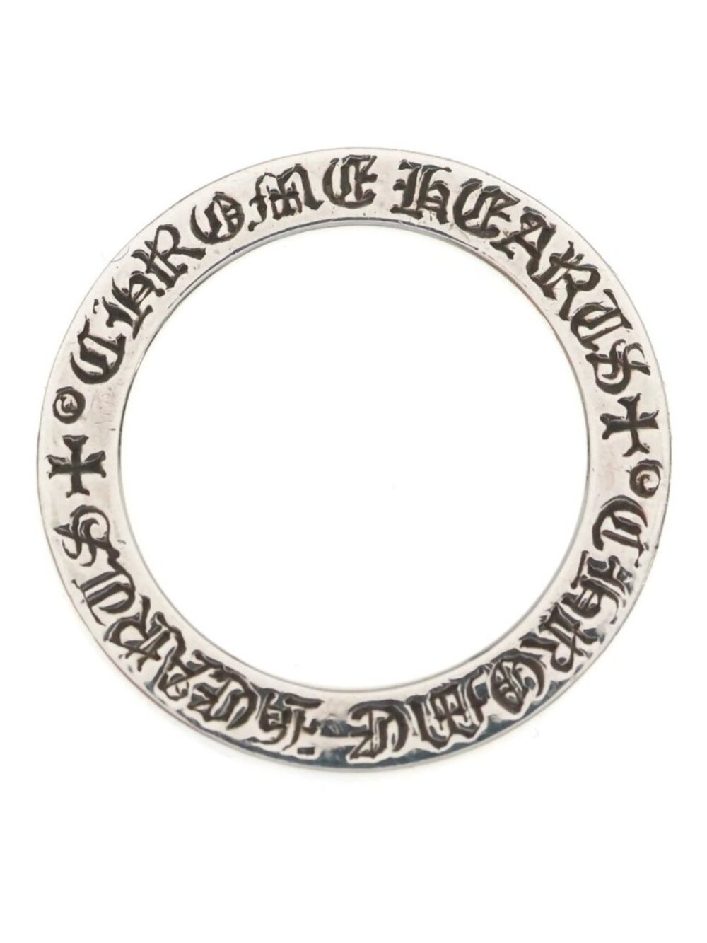 Chrome Hearts Spacer Pln Plain Silver Ring